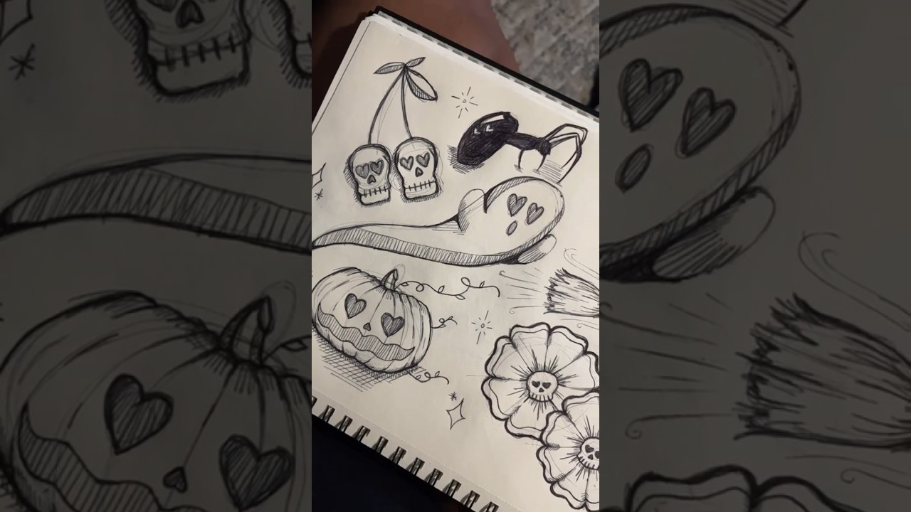 Cute Halloween Drawing Ideas #art #halloweendrawing #drawingideas