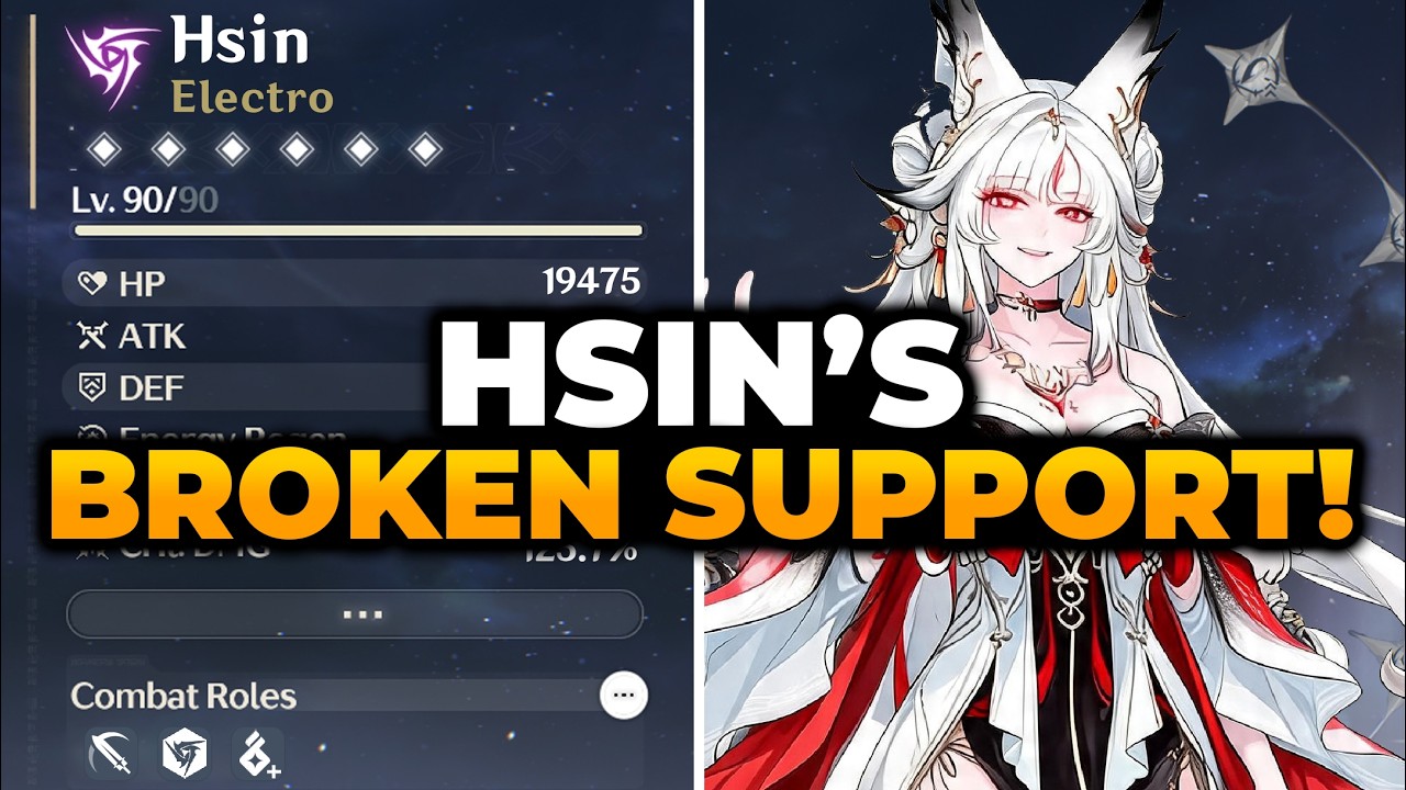 HSIN BROKEN SUPPORT + BEST TEAM BUILD | WUWA 3.7, Wuthering Waves, Hsin WUWA, WUWA Hsin, WUWA