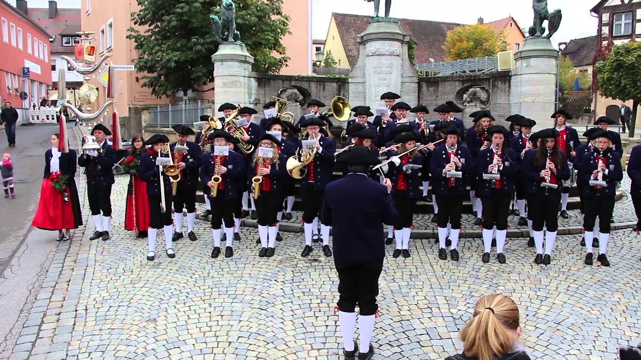 Mein Heimatland aus dem Standkonzert der Stadtkapelle Heilsbronn