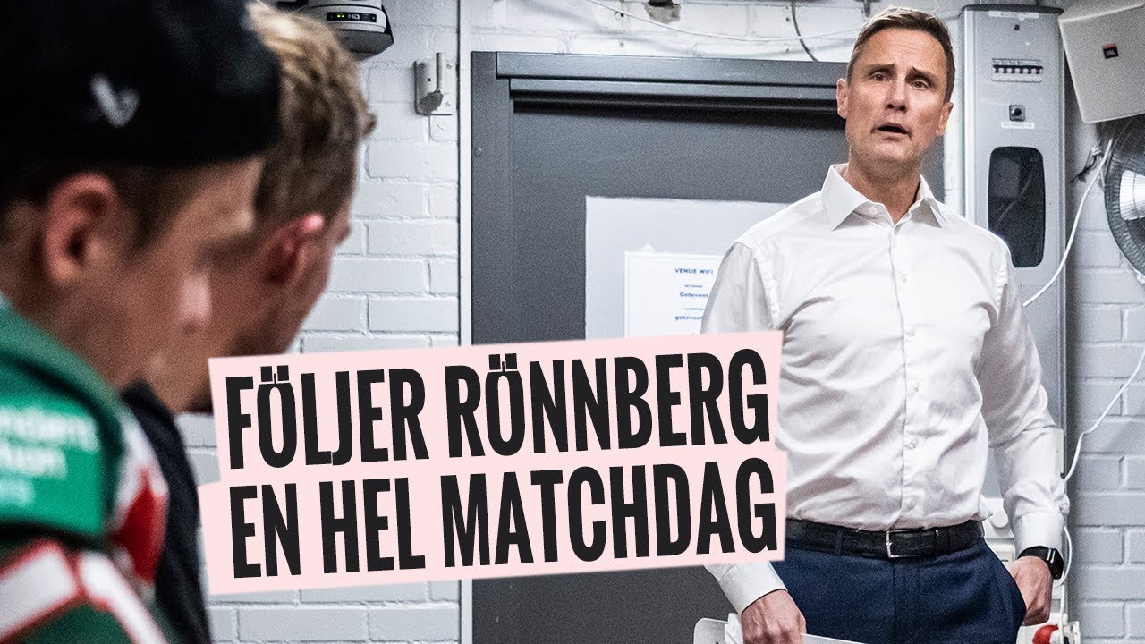 F&ouml;ljer Roger R&ouml;nnberg en hel matchdag