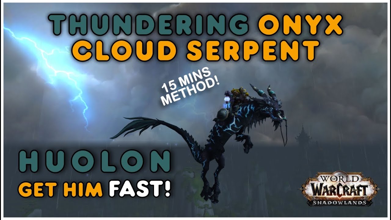 Руководство по ездовому животному Huolon/Thundering Onyx Cloud Serpent и без кемпинга!