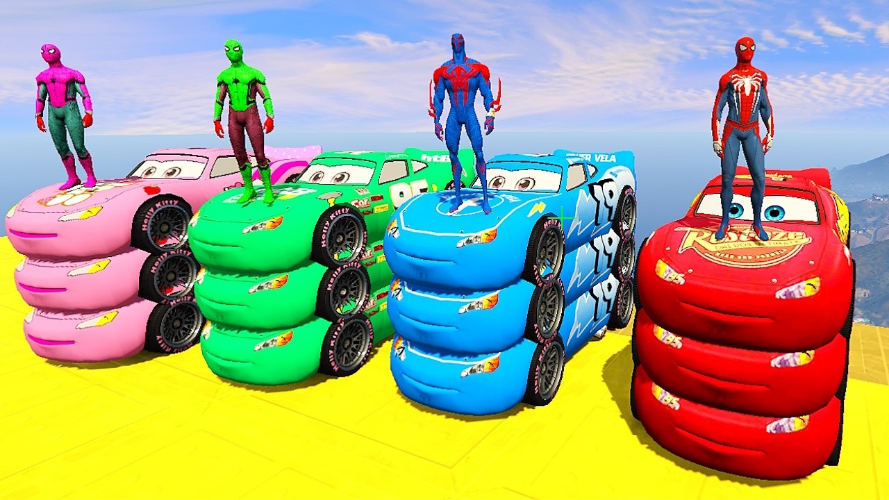 الرجل العنكبوت انقاذ باتمان Spider-Man Rescue batman vs iron man vs venom funny Game GTA 5 superhero