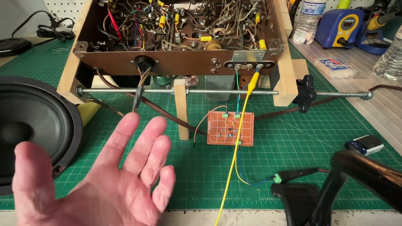 Zenith 6S229 - Magnets Are Helpful, Dial Assembly & Common-Base Amplifier Prototype Build