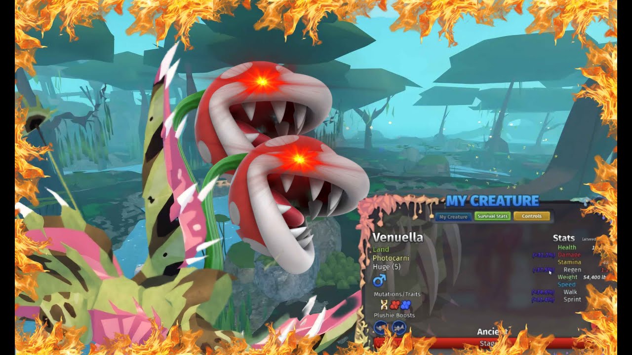 Venuella crazy hitbox  5Stage  kosing as Creatures of Sonaria