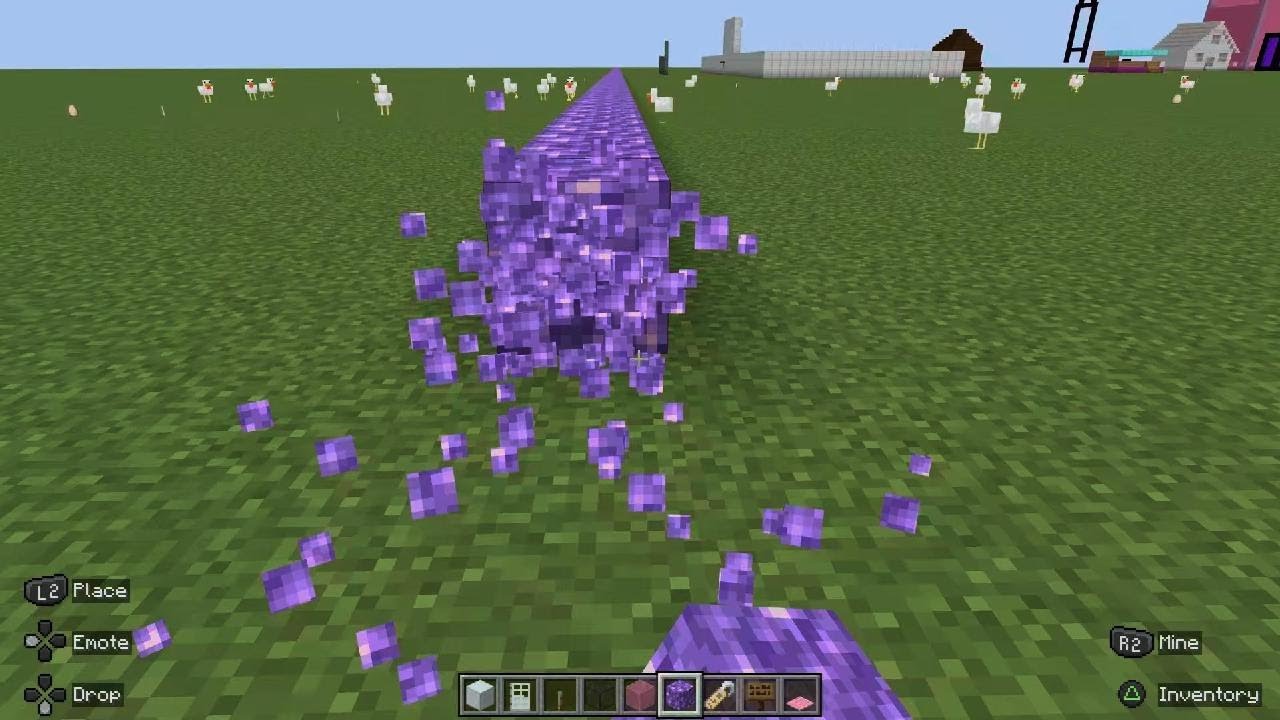 Minecraft breaking blocks #1