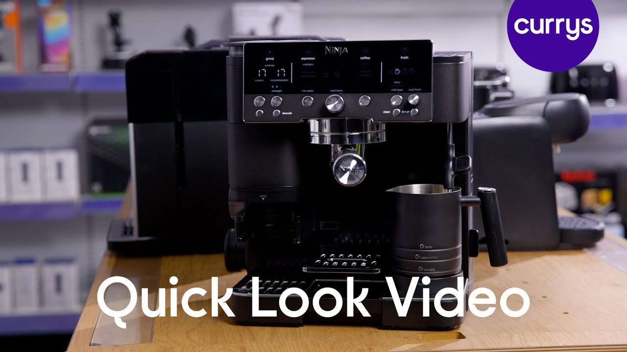 NINJA Luxe Cafe Premier Series ES601UKBK Bean to Cup Coffee Machine - Black - Quick Look