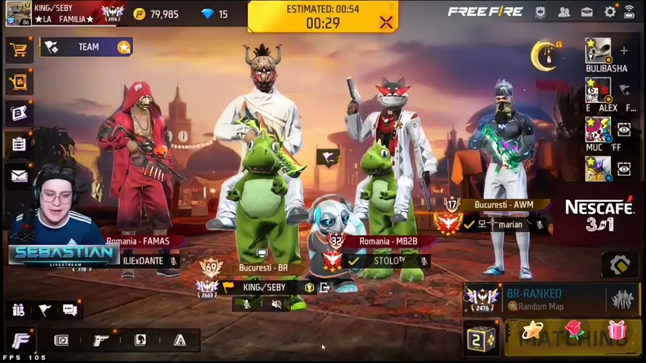 Gameplay cu King Seby la BR Ranked! Sezonul 44 -Episodul 3