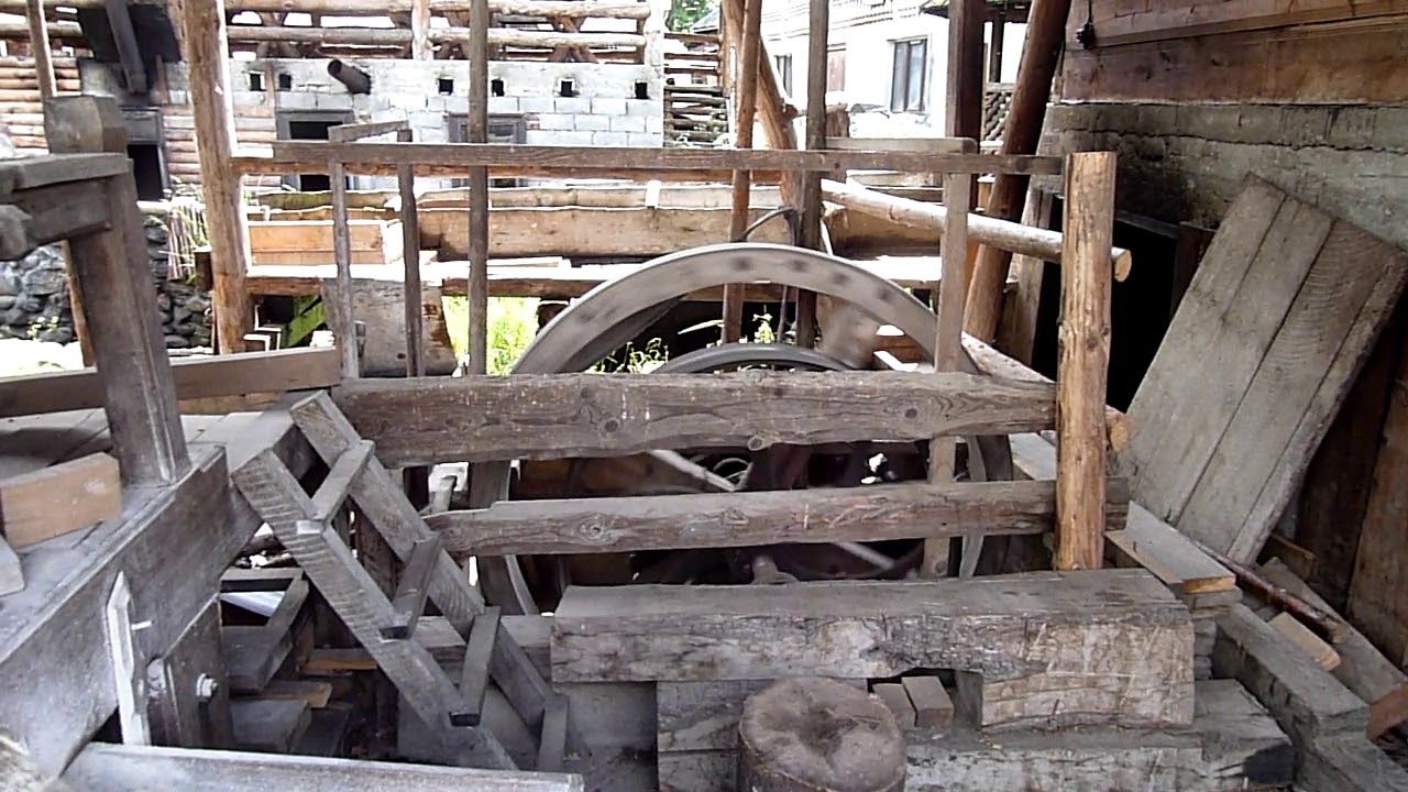 Fulling mill. Maramures, Romania. Vadmalsstamp.