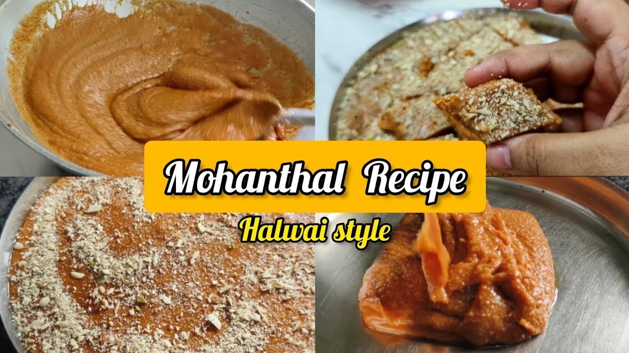 Mohanthal Recip | Halvai style step by step | Danedar besan barfi | Hemas kitchen tadka