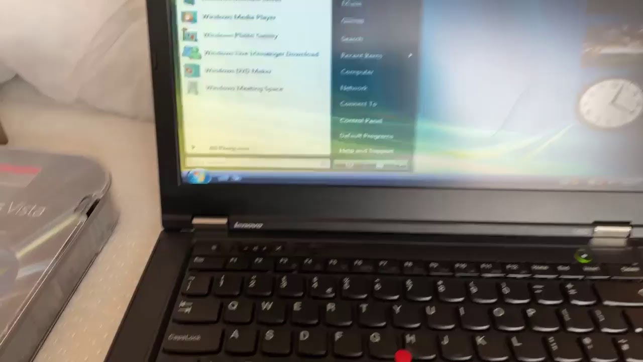 Пробую Windows Vista на своем новом ноутбуке.