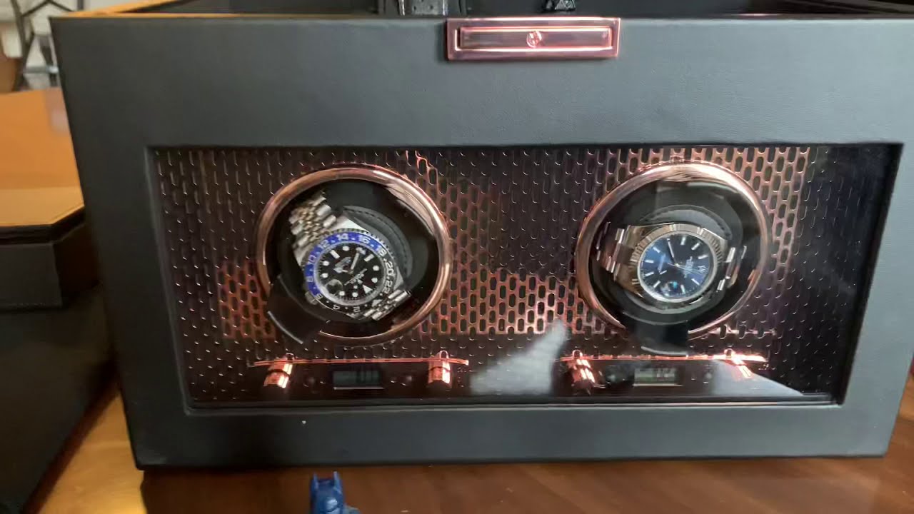 Wolf Axis Copper Double Watch Winder