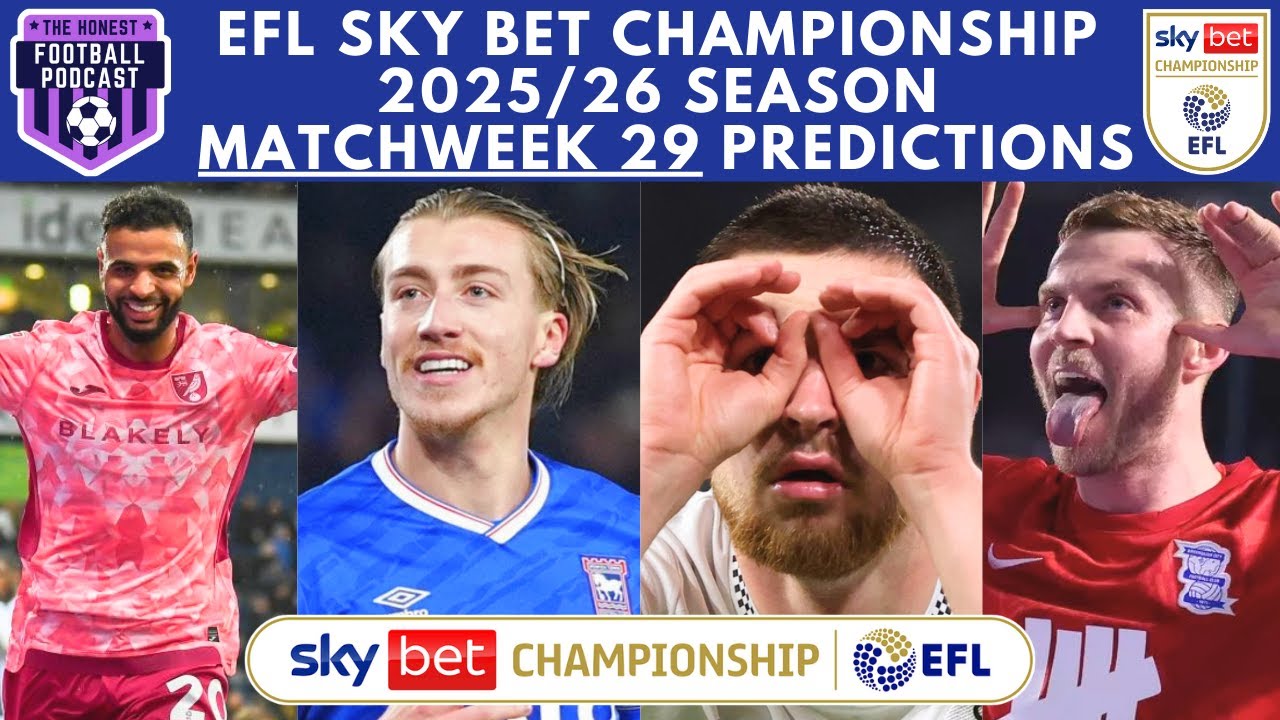 Matchweek 29 Predictions - 2025/26 EFL Sky Bet Championship