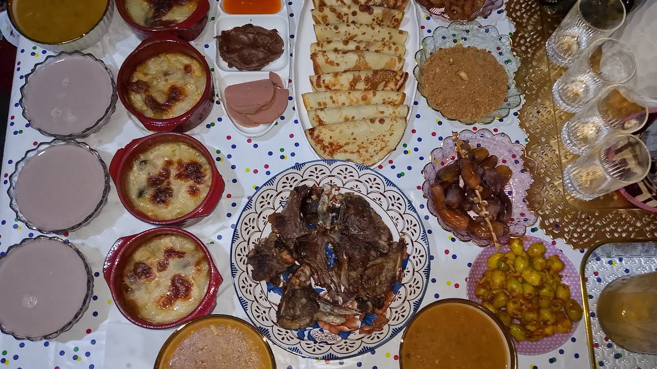 وصفات جد شهية لمائدة الإفطار 😋 بمواد بسيطة👌 حريرة،كريب،كراتان،تحلية،عصير،بالصحة والراحة 👍