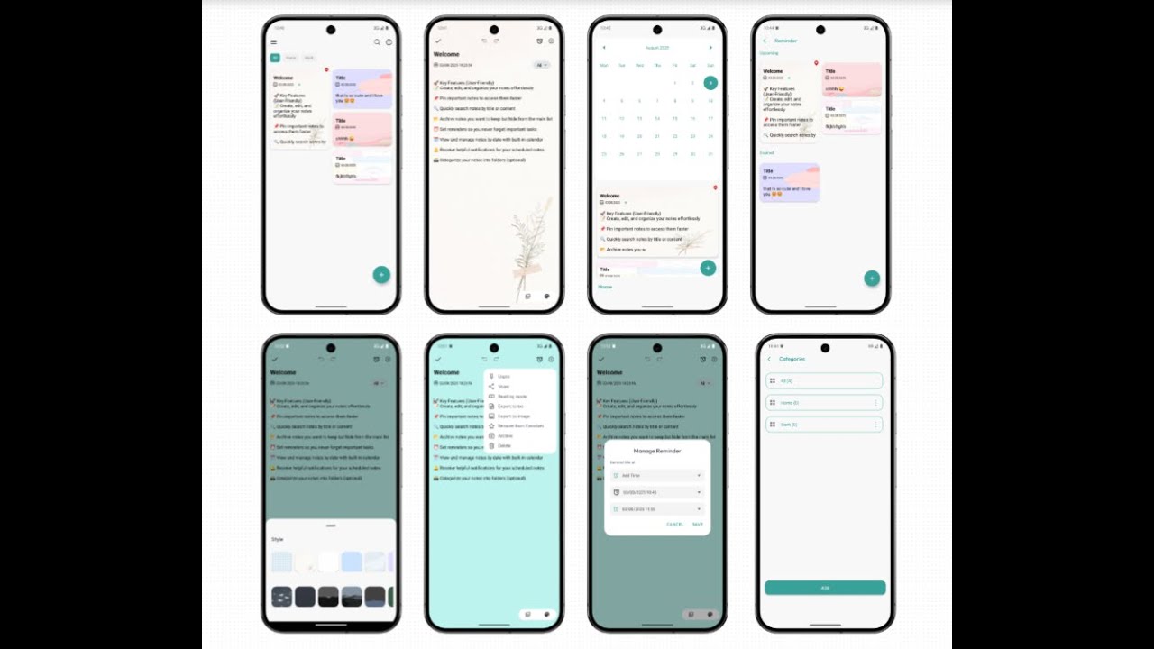 Demo app Easynotes