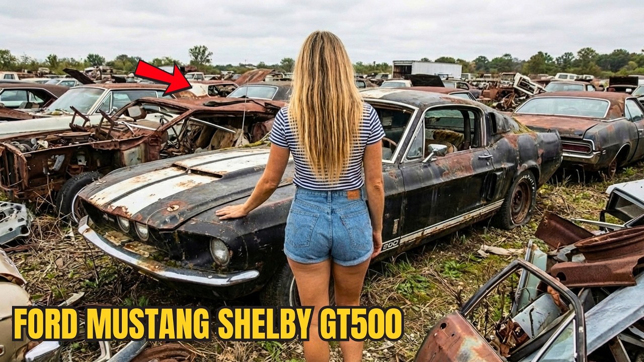 ASMR Car Restoration 😱 &ndash; Abandoned 1967 Shelby GT500 Found in a Junkyard | Full Rebuild
