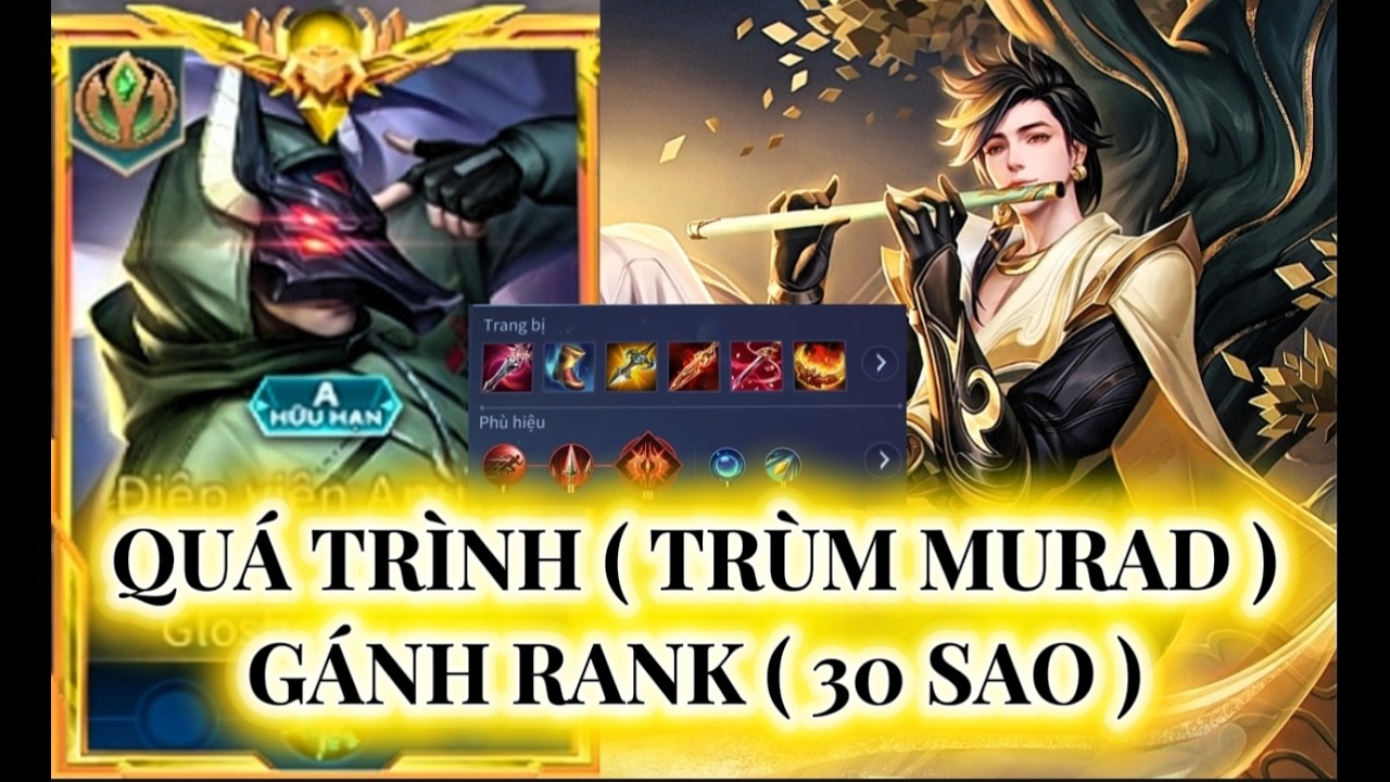 quá trình trận đấu dài gần 20 phút ( top murad gánh rank 30 sao ) sẽ như thế nào?