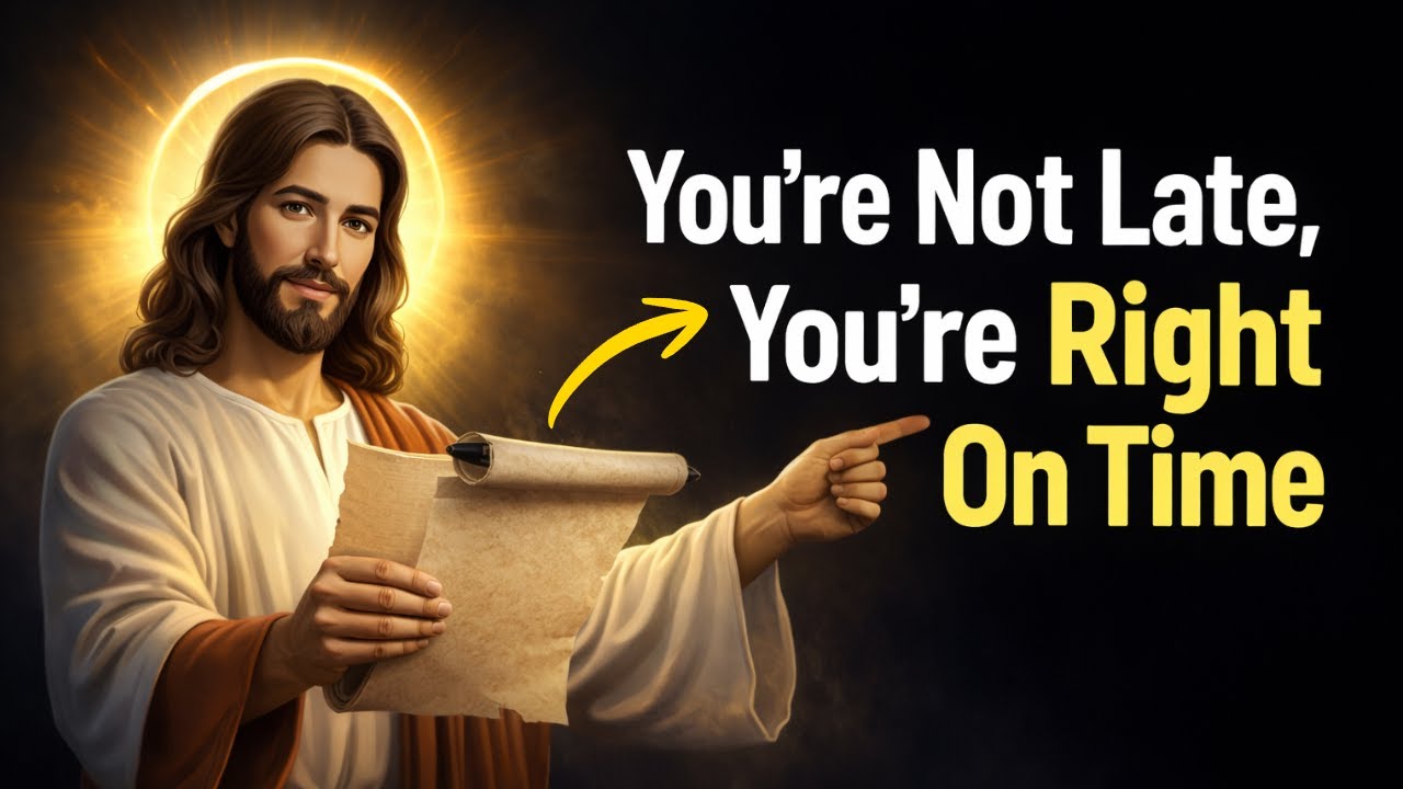 ✝️ God Says:  You’re Not Late - You’re Right On Time | God's Message Now 