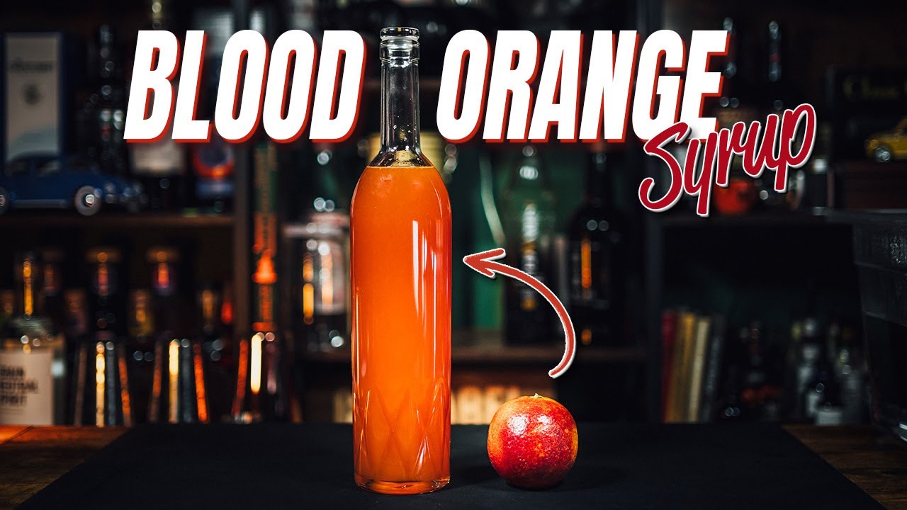 How to Make Blood Orange Syrup at Home | Perfect for Cocktails