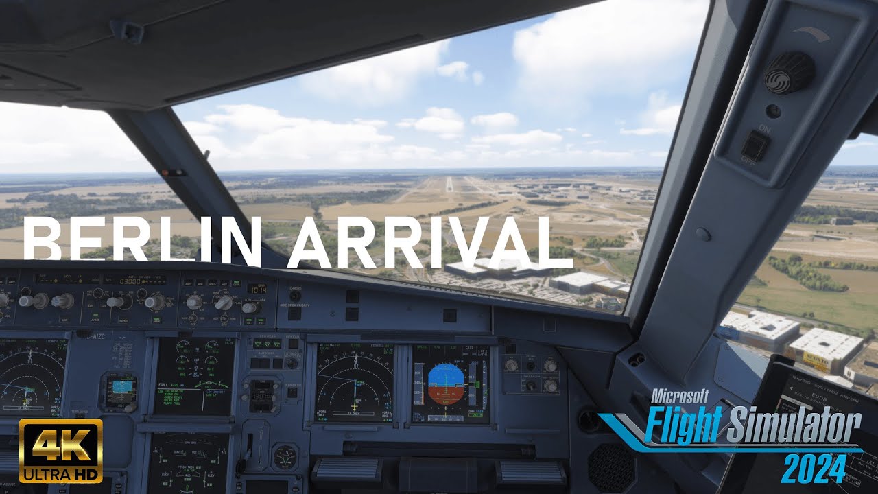MSFS2024 | Lufthansa A320 BUTTER Landing at Berlin Airport | Ultra Realistic | 4K