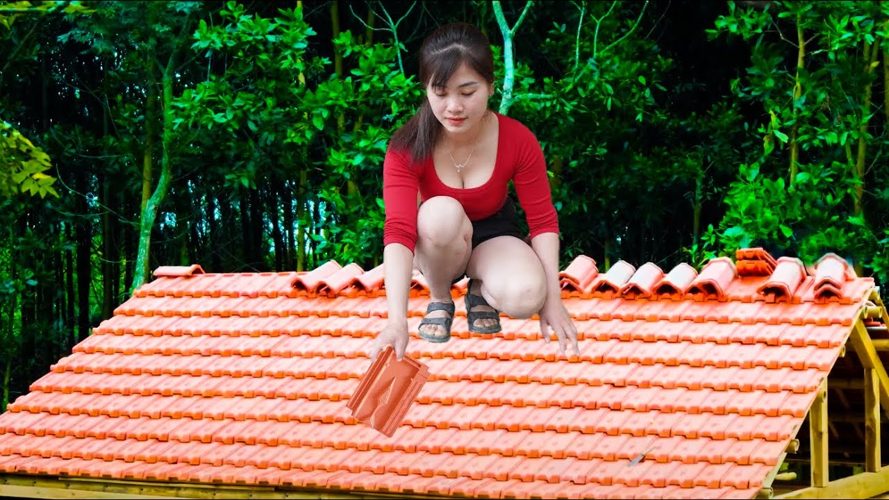 FULL VIDEO: DIY a Wooden Cabin in 90 Days - Starts to Finish, Life off the grid | Thảo bushcraft