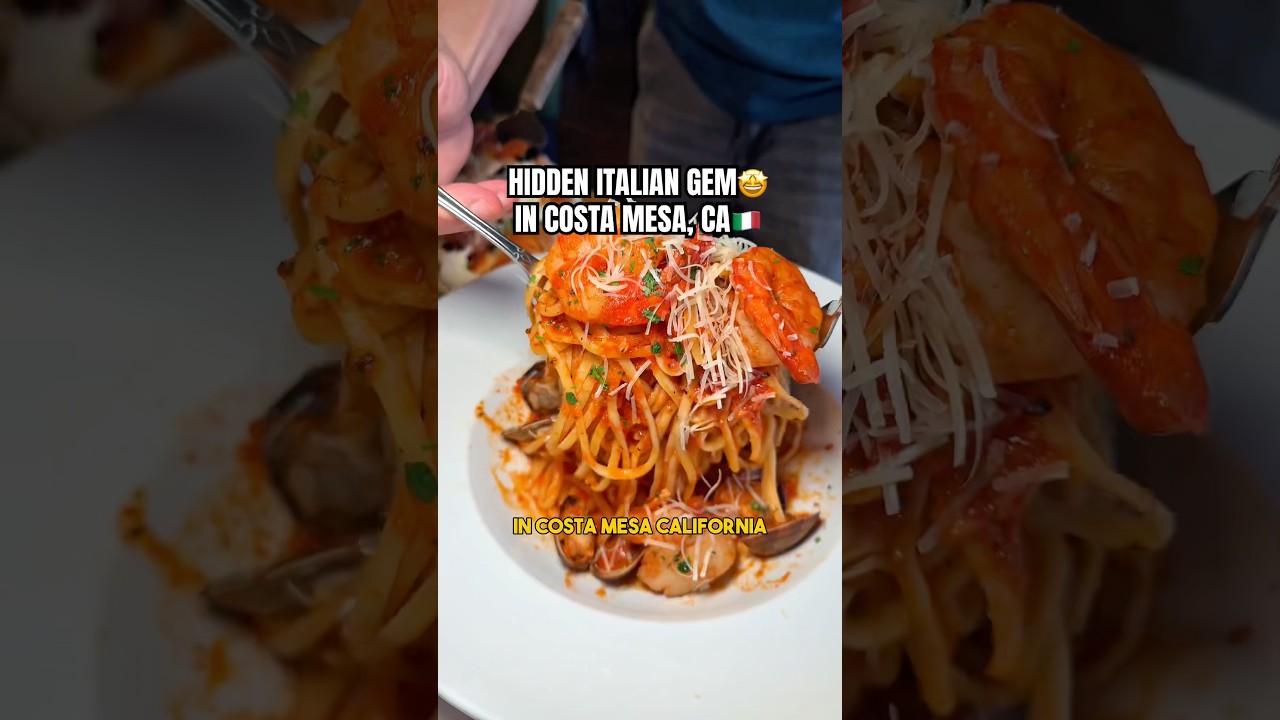 HIDDEN ITALIAN GEM IN COSTA MESA!
