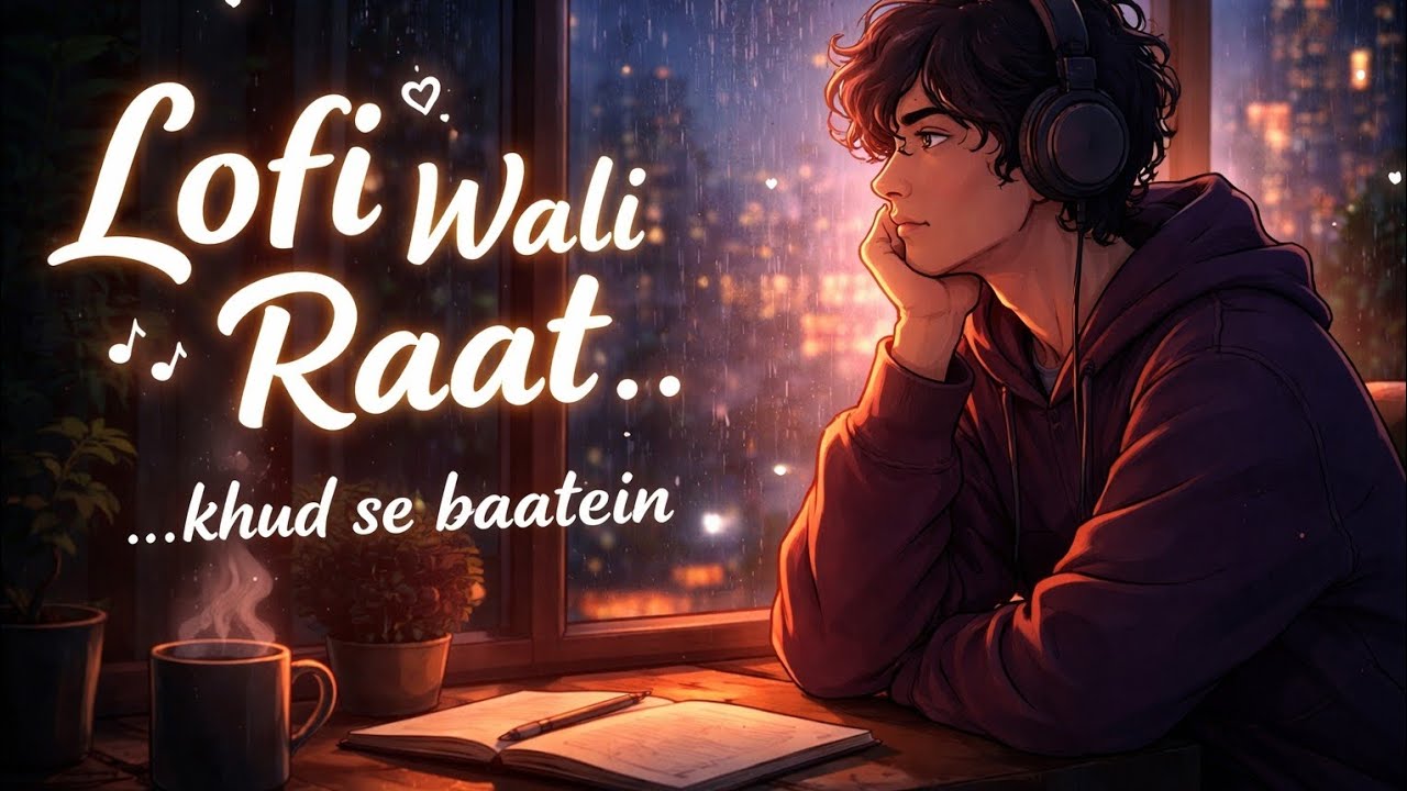 “Lofi Wali Raat – Khud Se Baatein | Chill Hindi Lofi”