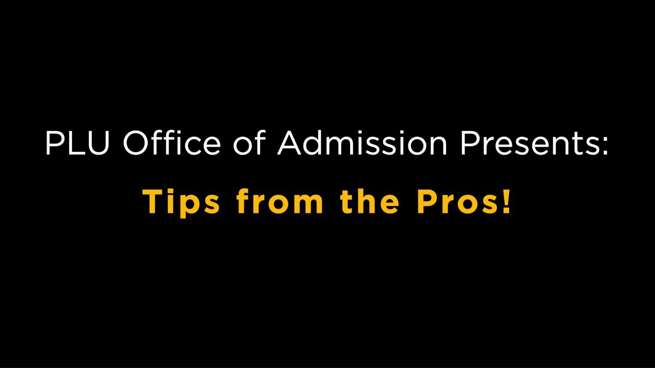 College Admission Tips from the Pro