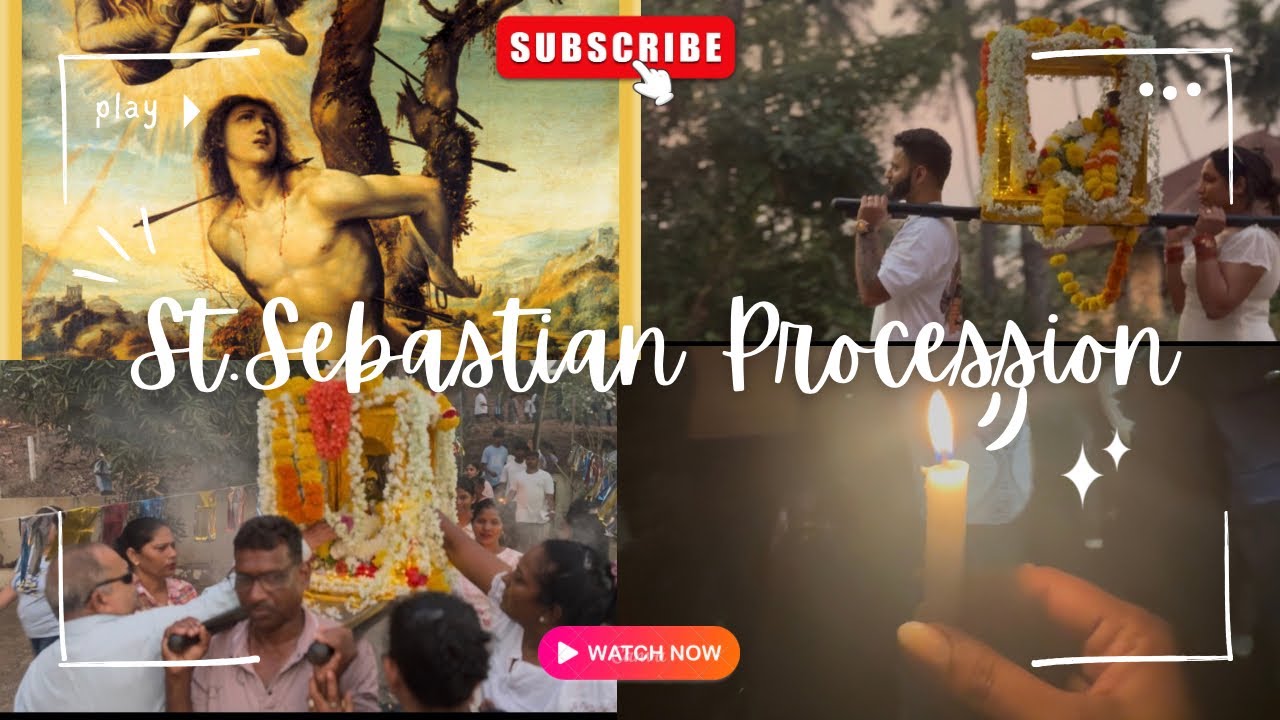 Шествие Святого Себастьяна | Баради, Гоа | Видеоблог #goa #stsebastian #procession