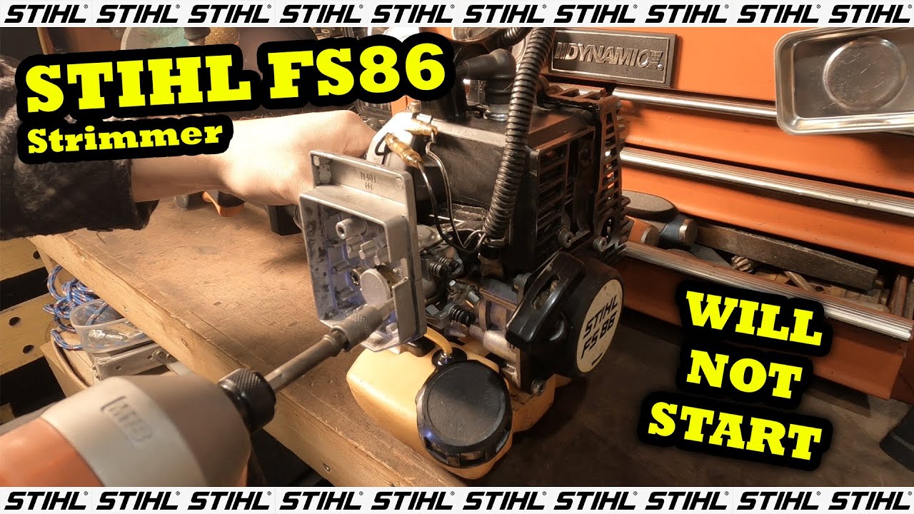Stihl FS86 Strimmer / Trimmer - Will not START Will not RUN - Walbro Carburettor Rebuild (Carb Kit)