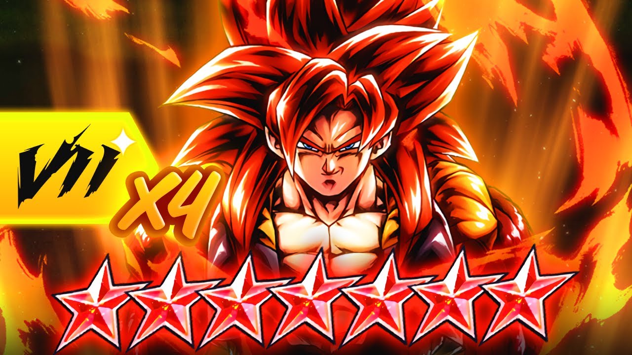 😱¡COMPLETAMENTE IMPARABLE! X4 ZENKAI GOGETA SUPER SAIYAN 4 LF Dragon Ball Legends