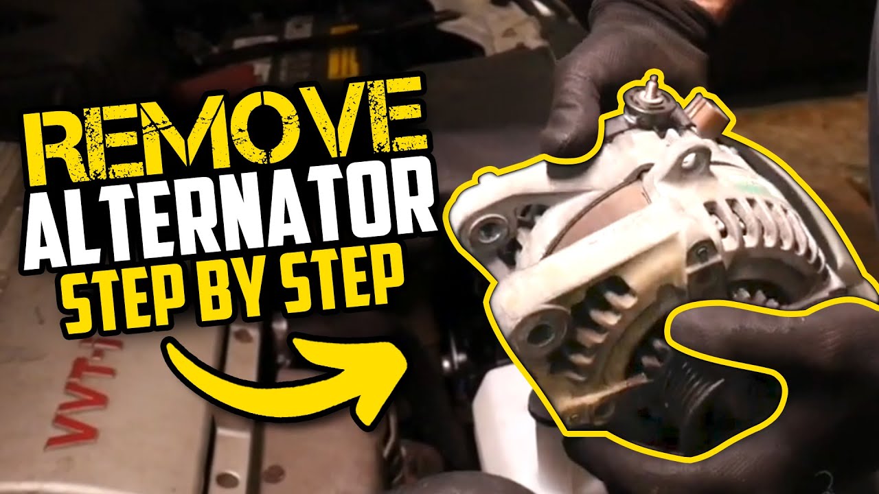 Replace Alternator Toyota Sienna 3.3 V6 | Not Starting Dead Battery Highlander Camry Solara