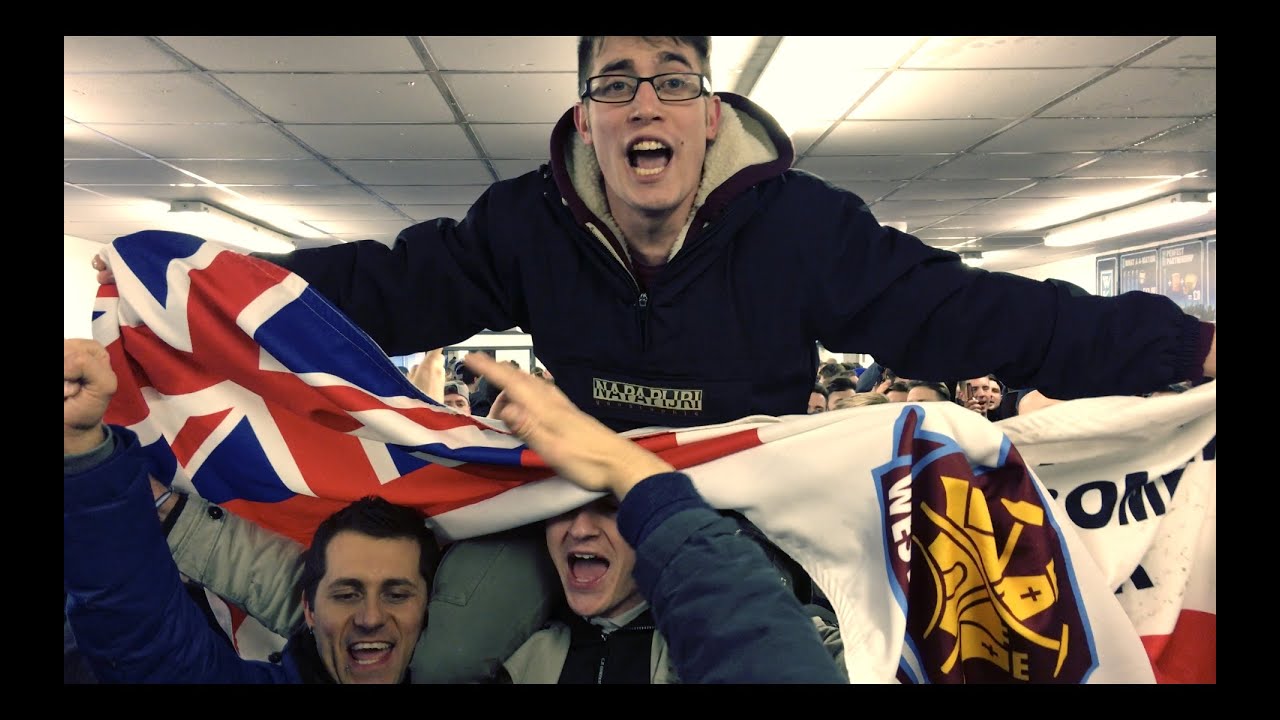 West Ham fans at Newcastle United away day!