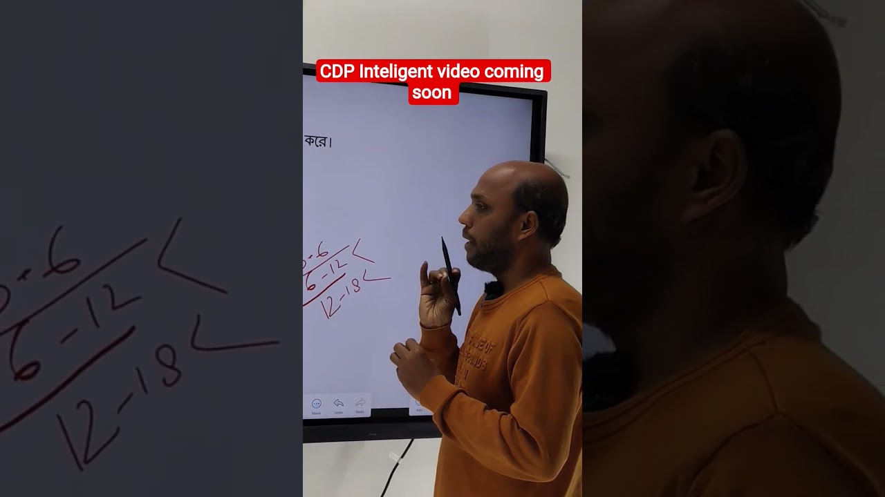 CDP Inteligent video coming soon  #cdp #wbtet #school #education