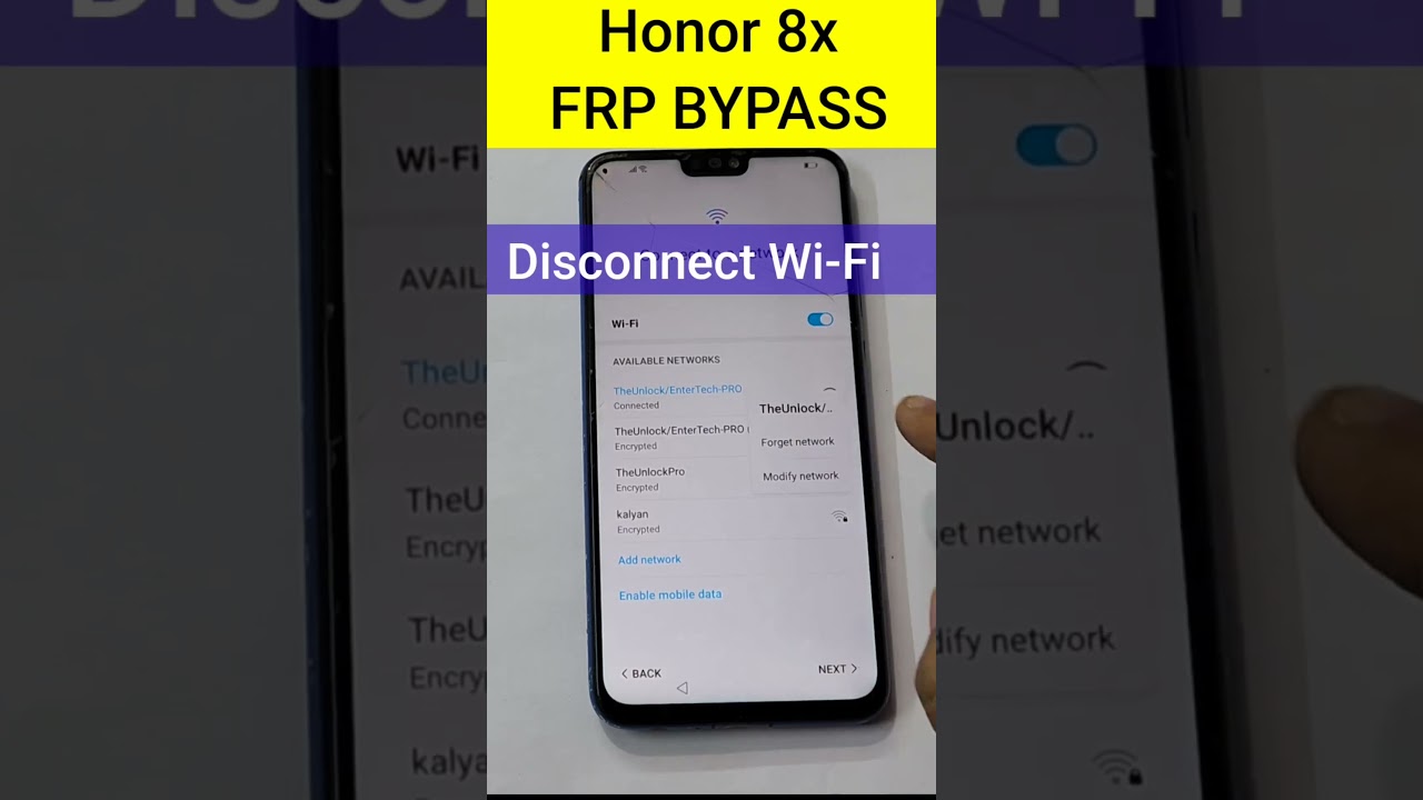 honor 8x frp bypass no pc