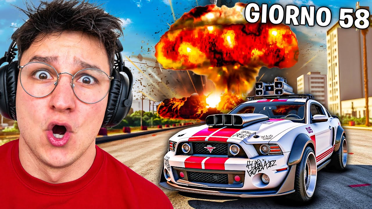 GTA 5: SOPRAVVIVO 100 GIORNI All' APOCALISSE NUCLEARE!