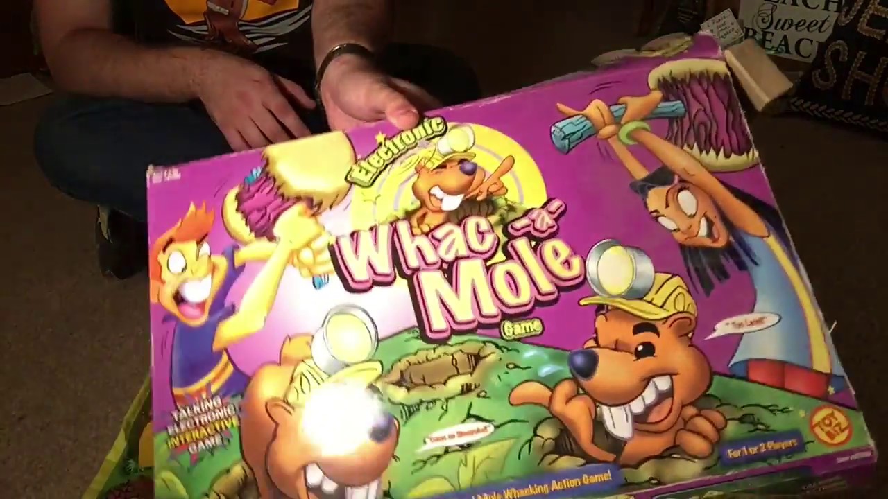 Playing with Electronic Interactive Whac-A-Mole! | Maniac4Toys