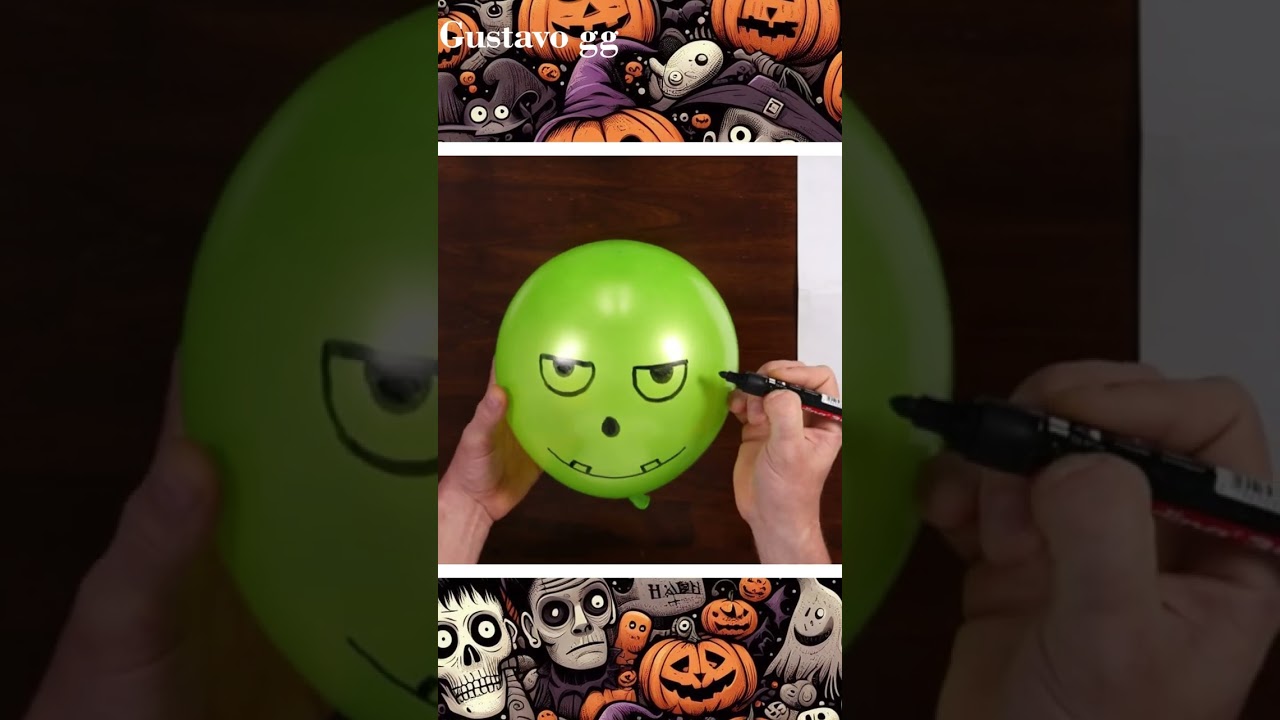 🎃 &iexcl;IDEAS CREATIVAS para decoraci&oacute;n de HALLOWEEN! 👻 manualidades originales #balloon #halloween