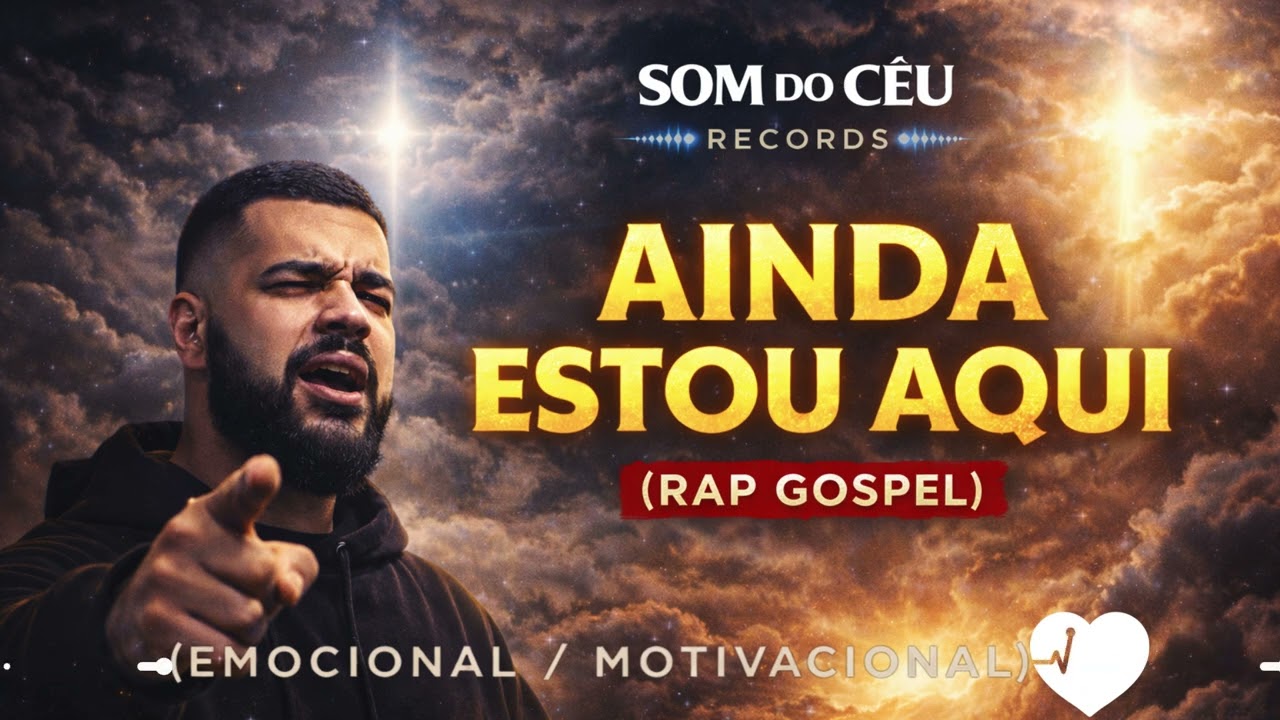 AINDA ESTOU AQUI 🙏🔥  Rap Gospel de Superação Motivacional 2025