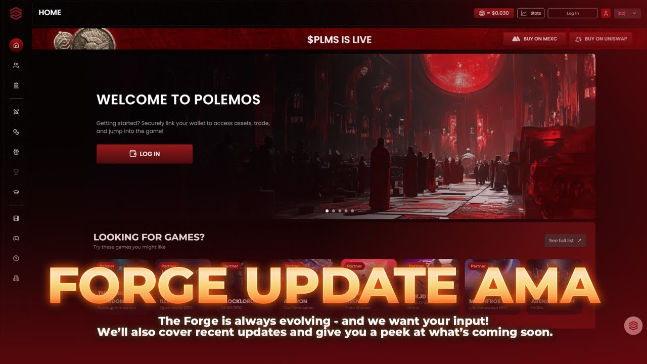 Forge Update AMA Aug 5th