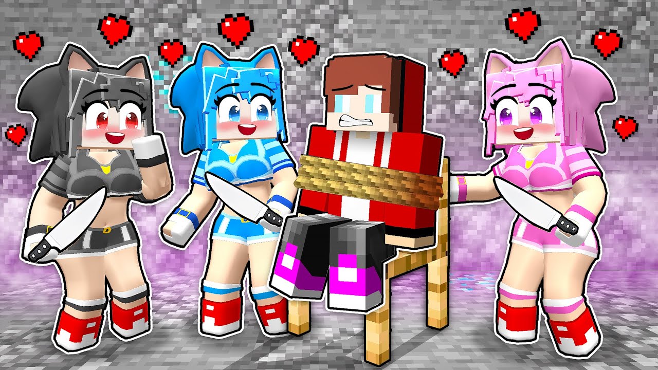 JJ Got KIDNAPPED By a SONIC GIRLS in Minecraft - Maizen