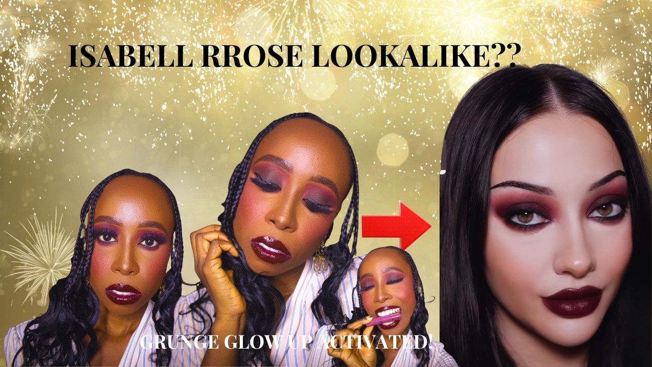 I RECREATED ISABELL RROSE'S SIGNATURE VAMPY GRUNGE GLAM LOOK  STEP BY STEP (SHOCKING RESULTS!)😲