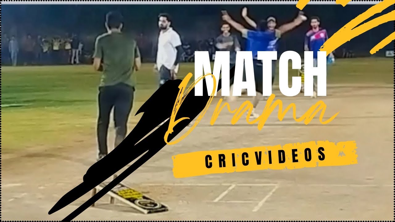 BiG Runout Drama in Tape Ball Cricket😳 #Cricvideos