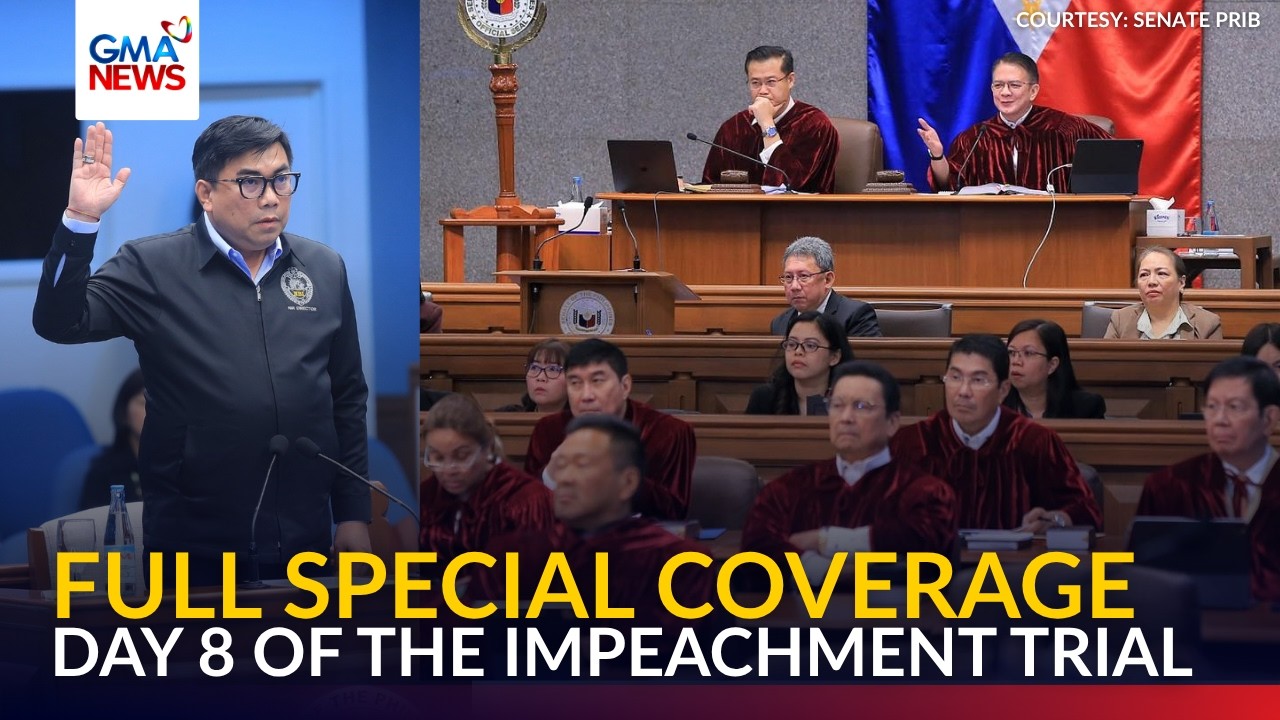 FULL - Day 8 of VP Sara Duterte's impeachment trial | GMA News