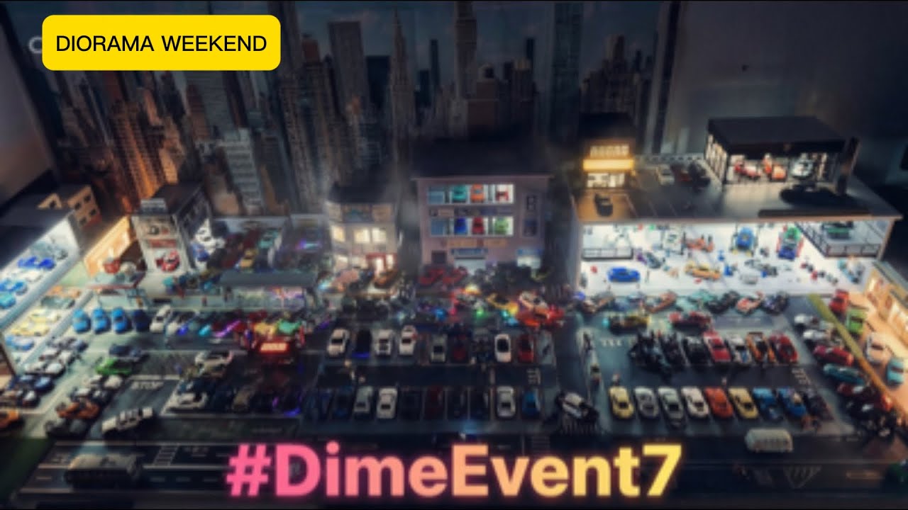 This Looks REAL… But It’s a 1:64 Car Meet Diorama 😳 | #DimeEvent7