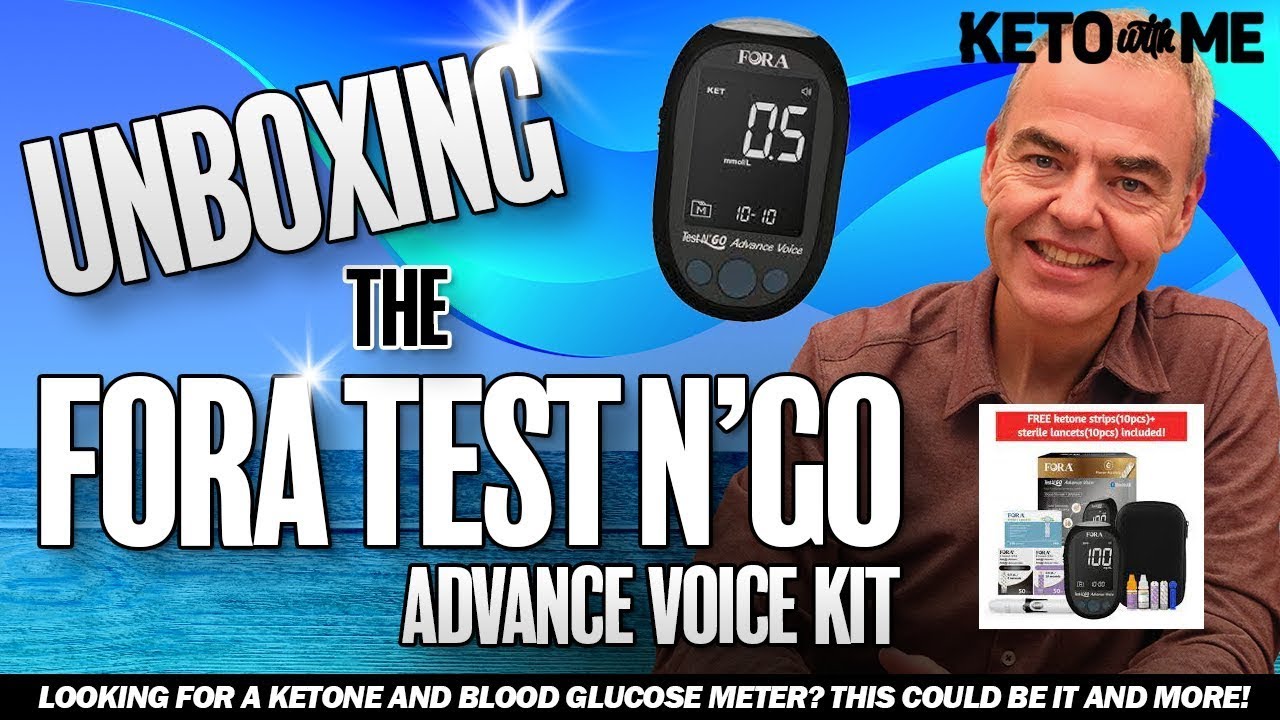 FORA Test N'GO Advance Voice Glucose & Ketone Testing Kit - UNBOXING | Blood Glucose & Ketone Meter