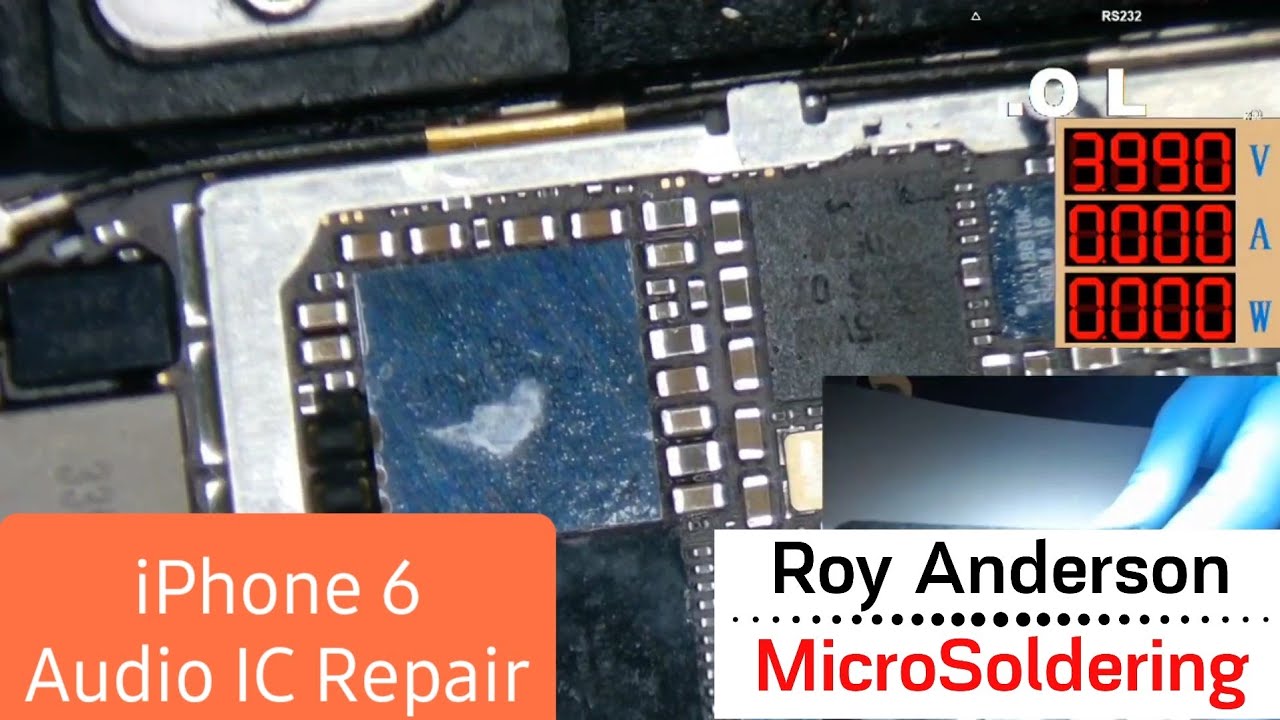 iPhone 6 Audio IC Repair.