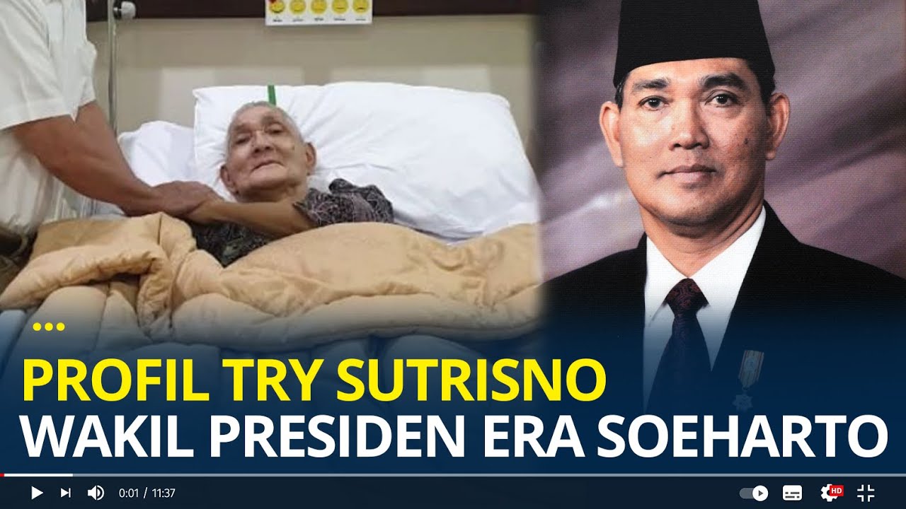 Profil Try Sutrisno Mantan Wakil Presiden Era Soeharto yang Kini Terbaring Sakit