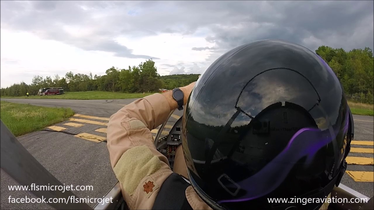 2016 Greenwood Lake Airshow - FLS Microjet from Inside the Cockpit