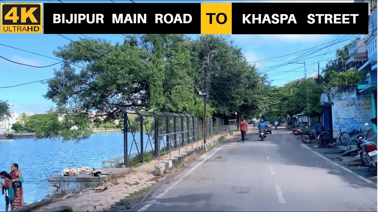 Berhampur : [4K] Drive | Bijipur Main Road to Khaspa Street | via Gandhi Nagar Road