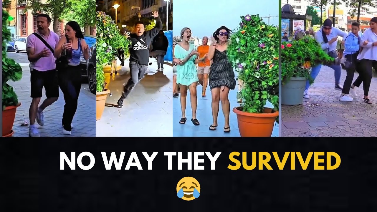 BUSHMAN PRANK EDITION PT 2| Try Not to Laugh Challenge 😂 Most HILARIOUS Street Prank Reactions 2025